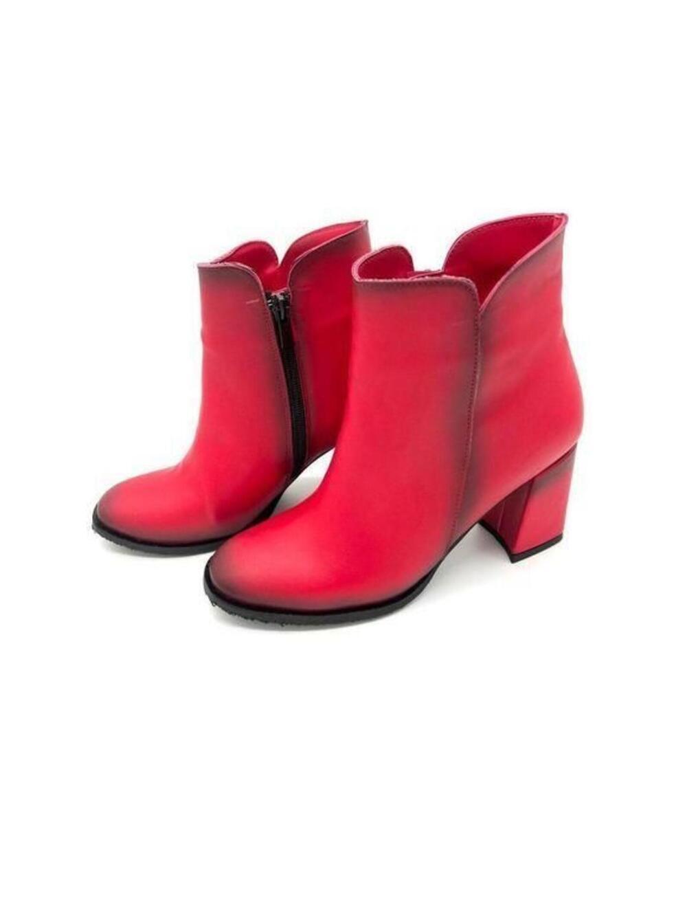 Chic & Comfortable: Women's Mid-Size Ankle High Heels for Fashionable Footwear